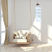 Vista 13 de GLEAVI Cowrie Shells 100pcs Round Shells Pieces Round Natural Capiz with 2 Hole, Polished Slice Accessory Capiz Pearl Coin Beads Charms for Jewelry