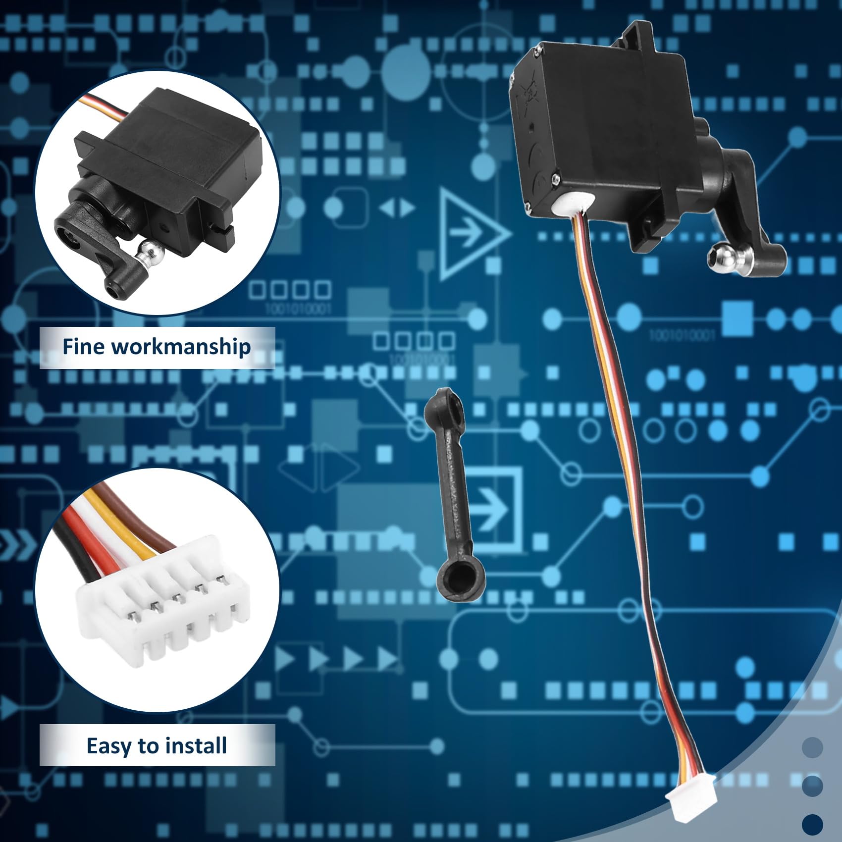 9300-30 9G Cinque Filo Servo per Rc Auto 9G Cinque Filo Servo Scala 1/18 per Rc Auto Rc Parti