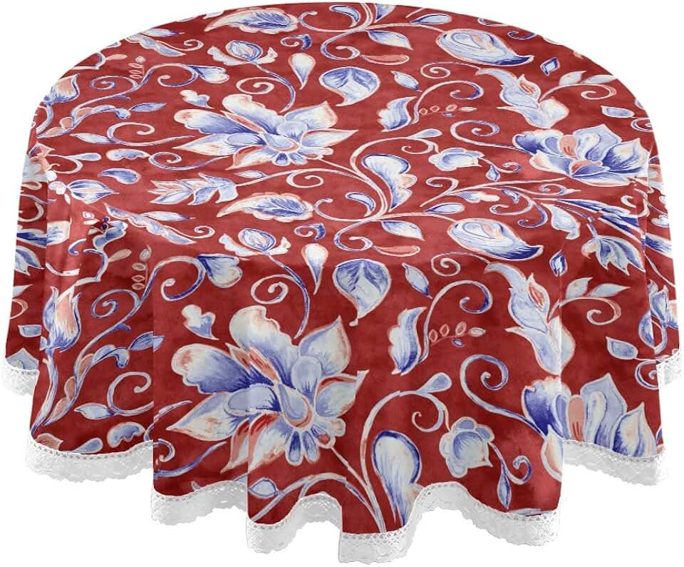 round oilcloth tablecloth 60