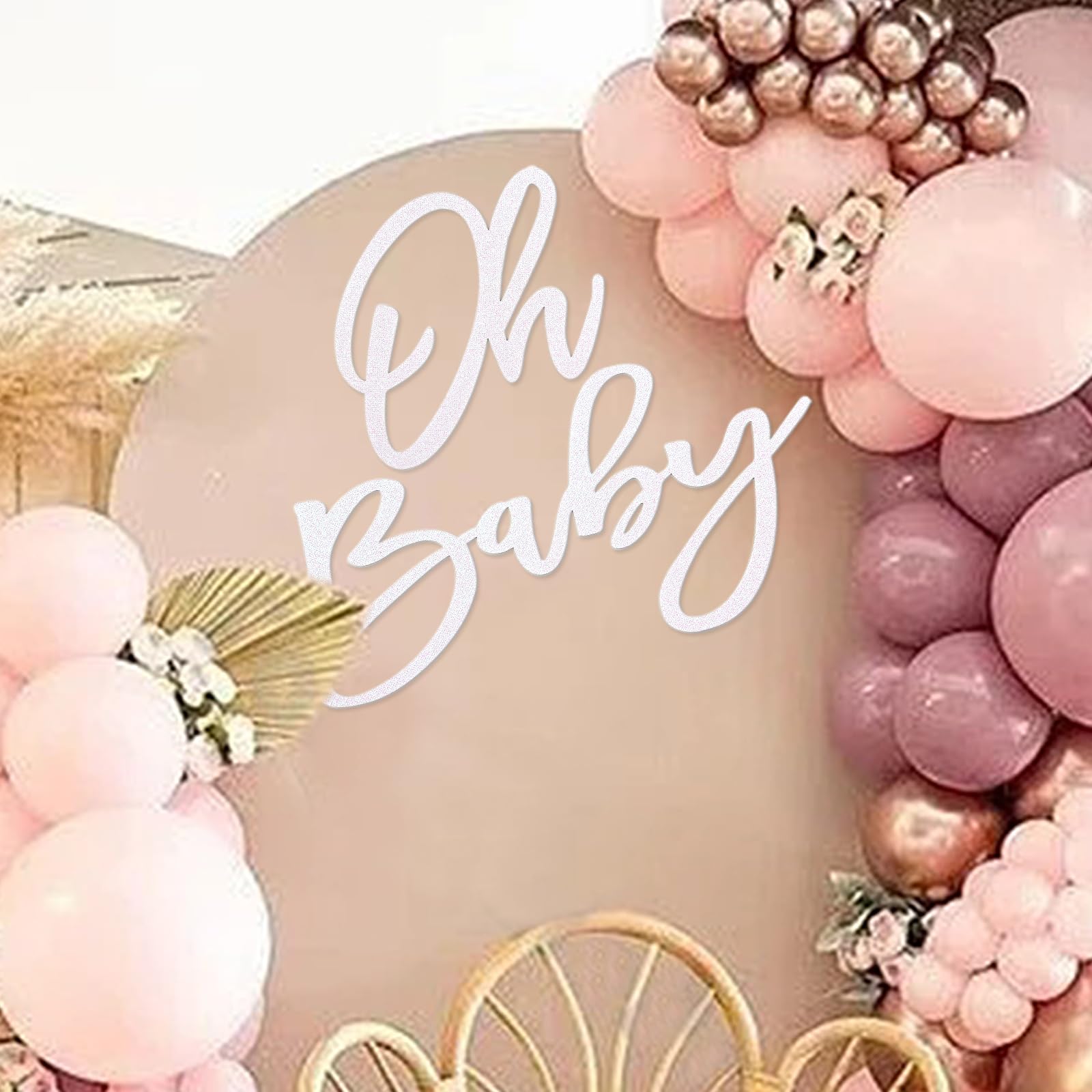 Welcome Baby Banner With Onesies And Custom Name, Gender Reveal