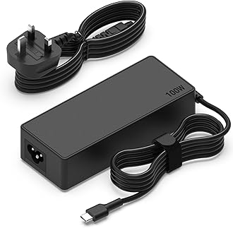 100W USB-C Power Adapter Fast Charger Replacement for Mac Book Pro, iPad, Lenovo, HP, Dell, Asus Laptops and All USB - C Port Devices, Charge Type-C 100W 96W 90W 87W 65W 45W 30W Device