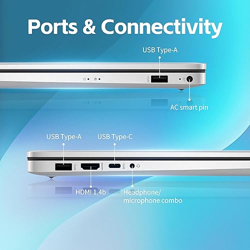 Miniatura 6 de HP 17 Laptop, 17.3" HD+, procesador Intel Quad Core i3-1125G4, 20 GB de RAM, SSD de 1 TB, Windows 11 Pro, pantalla antirreflejo, batería de larga