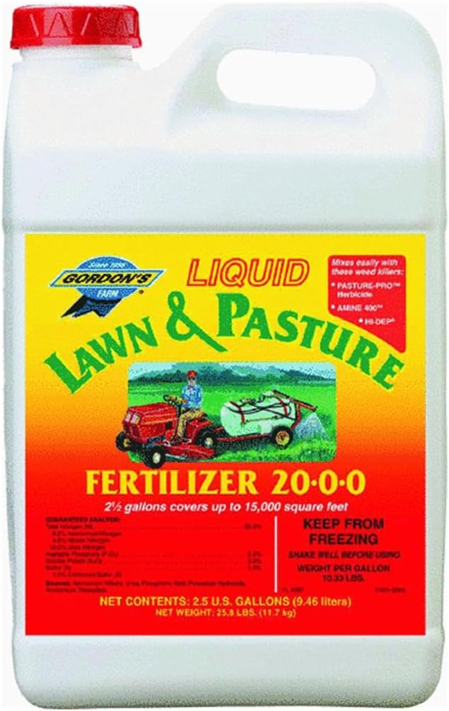 Gordon's Liquid Lawn and Pasture Fertilizer, 2.5 Gallons