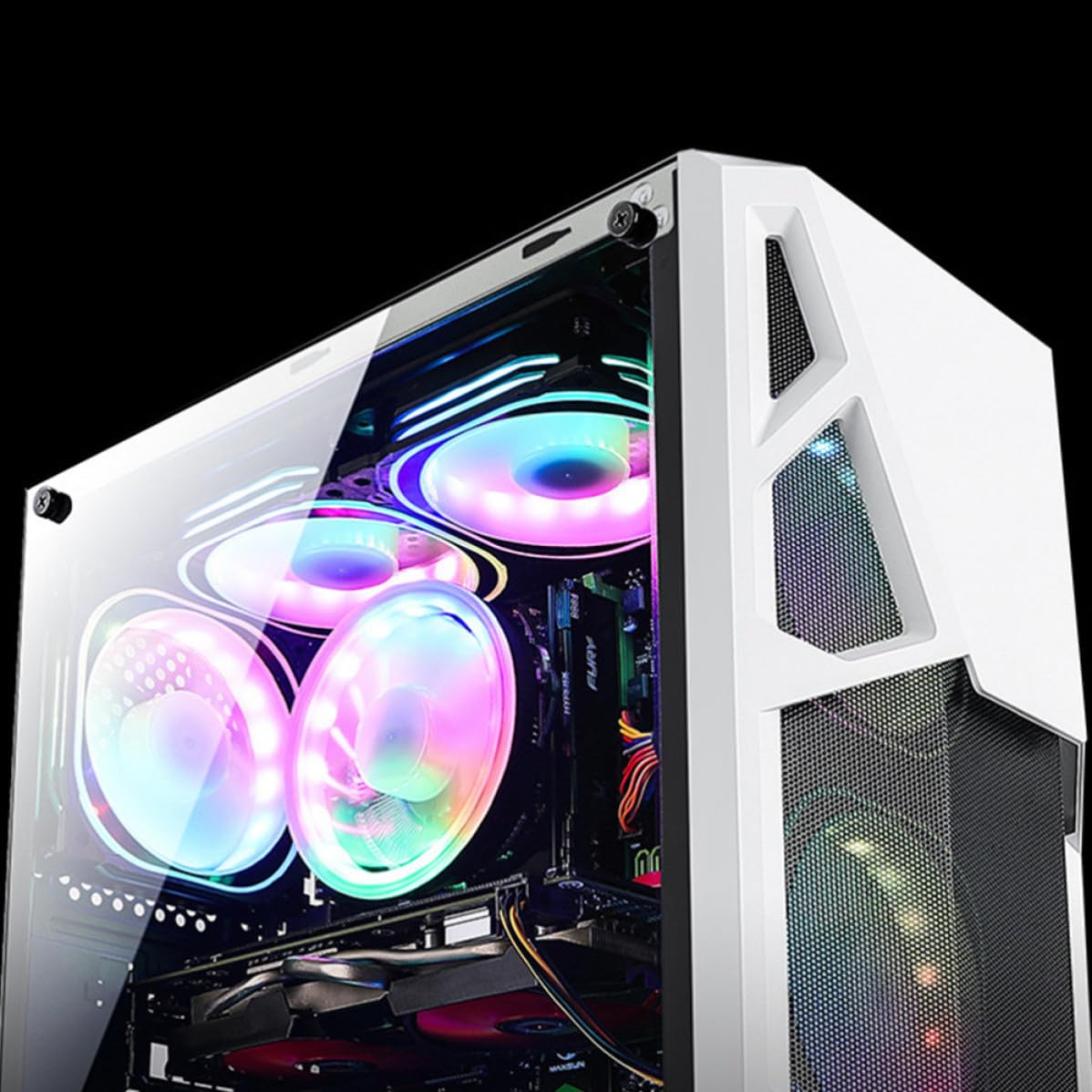 Ventilador de Refrigeración Rgb de 12cm para PC con Controlador