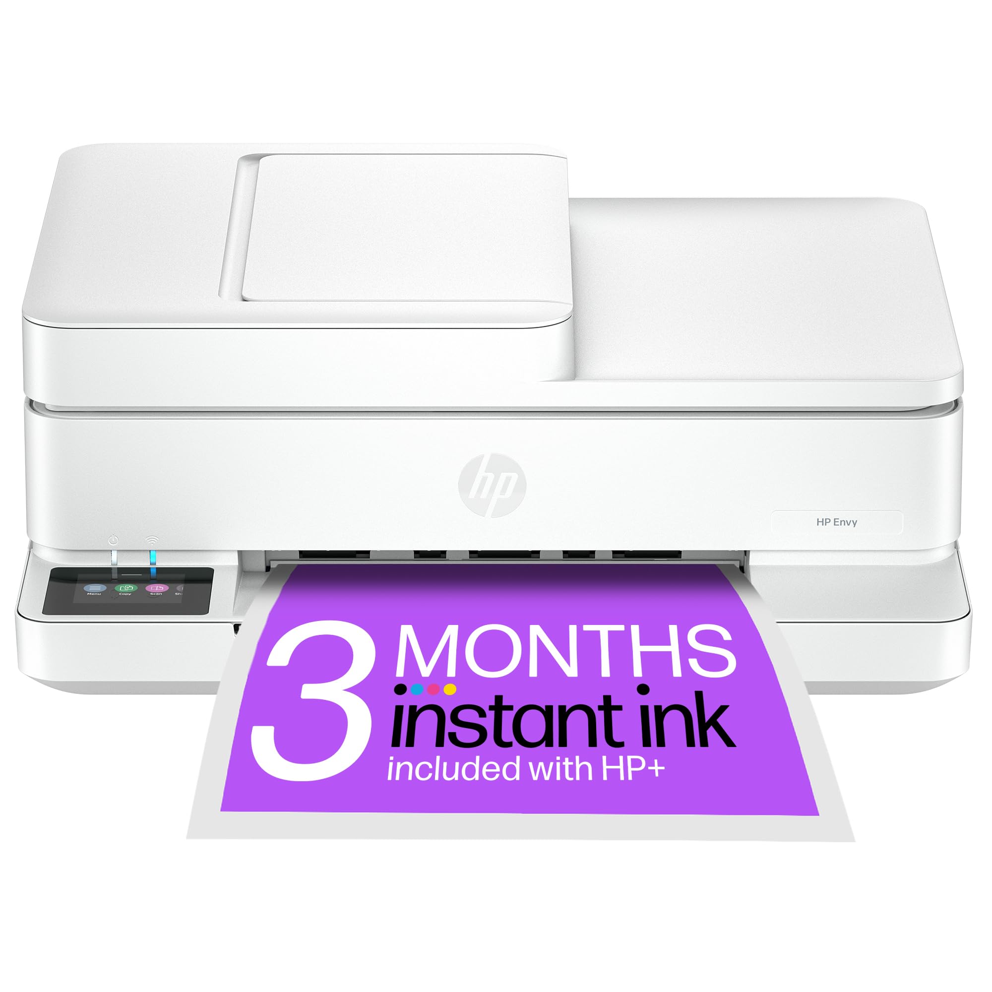 HP Envy 6530e Stampante All in One | Perfetta per la casa | Colore | Wireless | Stampa, scansione e copia | 6 mesi di inchiostro istantaneo gratuito solo a tempo limitato | Alimentatore automatico di