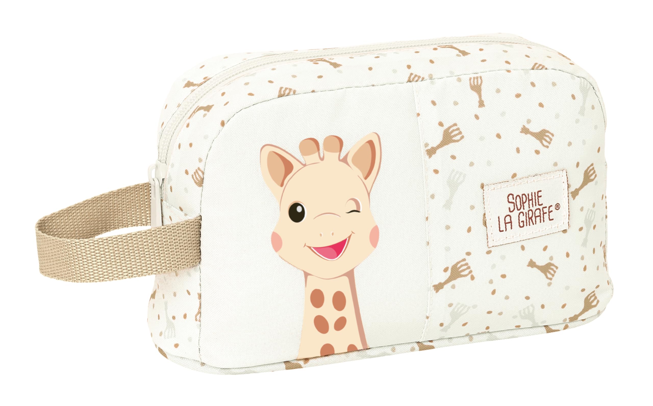 Safta Sophie La Girafe Honey Breakfast Rec & Water Resistant Breakfast Holder One Size