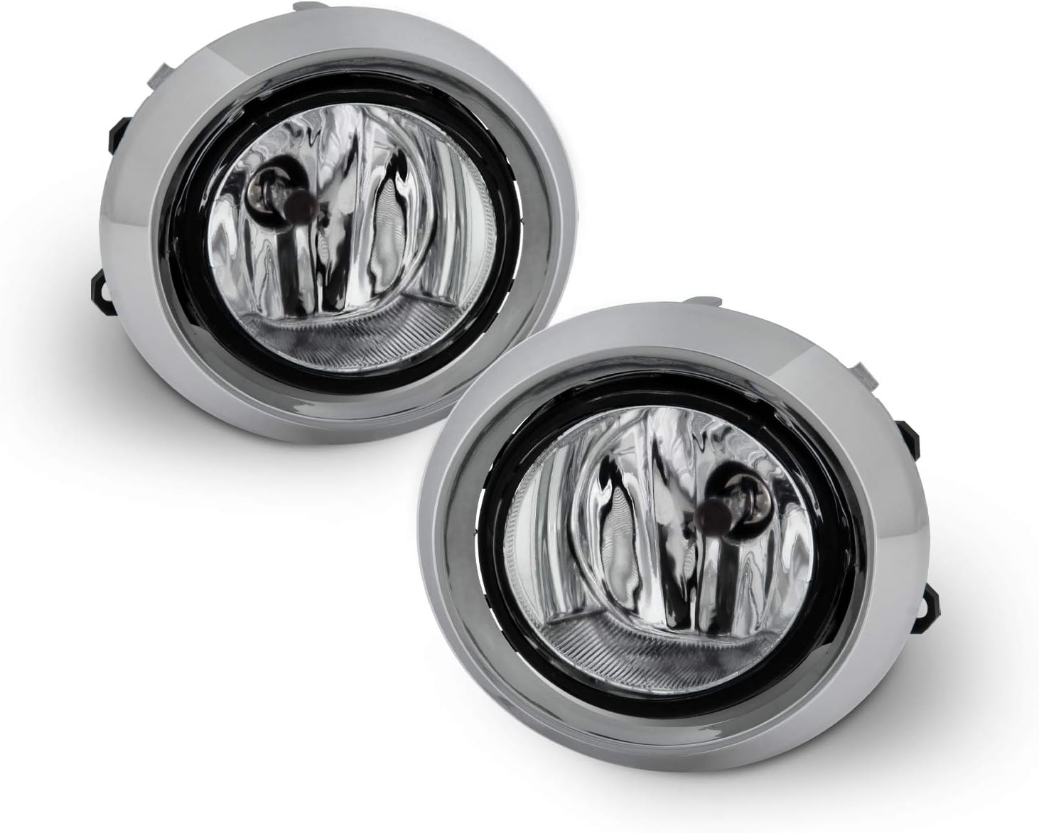 AKKON - Fits 2011-2017 Toyota Sienna SE Models Bumper Driving Fog Lamp Lights Pair Left+Right [Chrome Trim] w/Switch Bulb