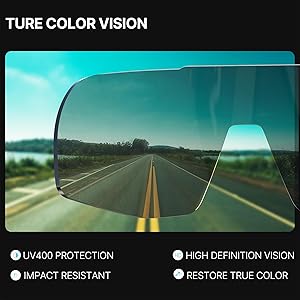 YOZISS Cycling Glasses Polarized Sports Sunglasses for Men Women Youth Baseball Running Driving Golf