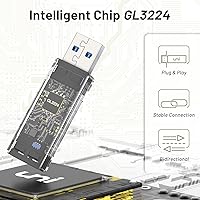 Vista 4 de uni Lector de tarjetas SD, adaptador de tarjeta SD USB 3.0 de alta velocidad, lector de tarjetas de memoria Micro SD, compatible con tarjeta