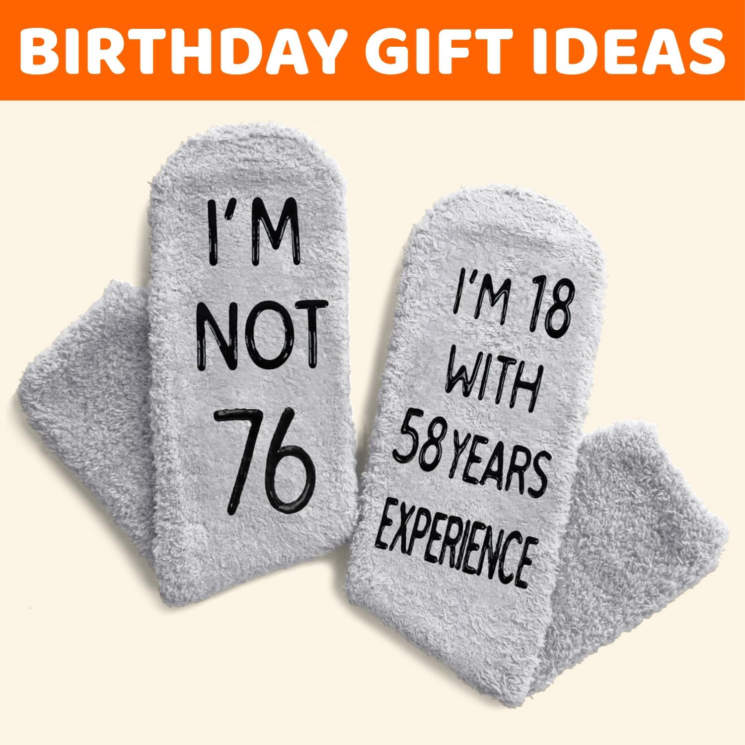 HAPPYPOP Birthday Gifts Ideas for Men - Gifts for 71-100 Year Old Male, Birthday Socks - Image 7