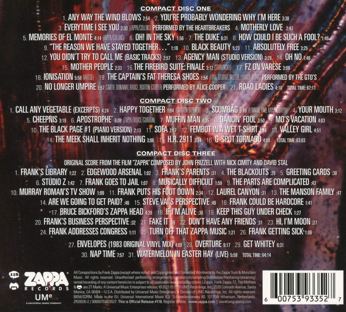 ZAPPA (Original Motion Picture Soundtrack)
