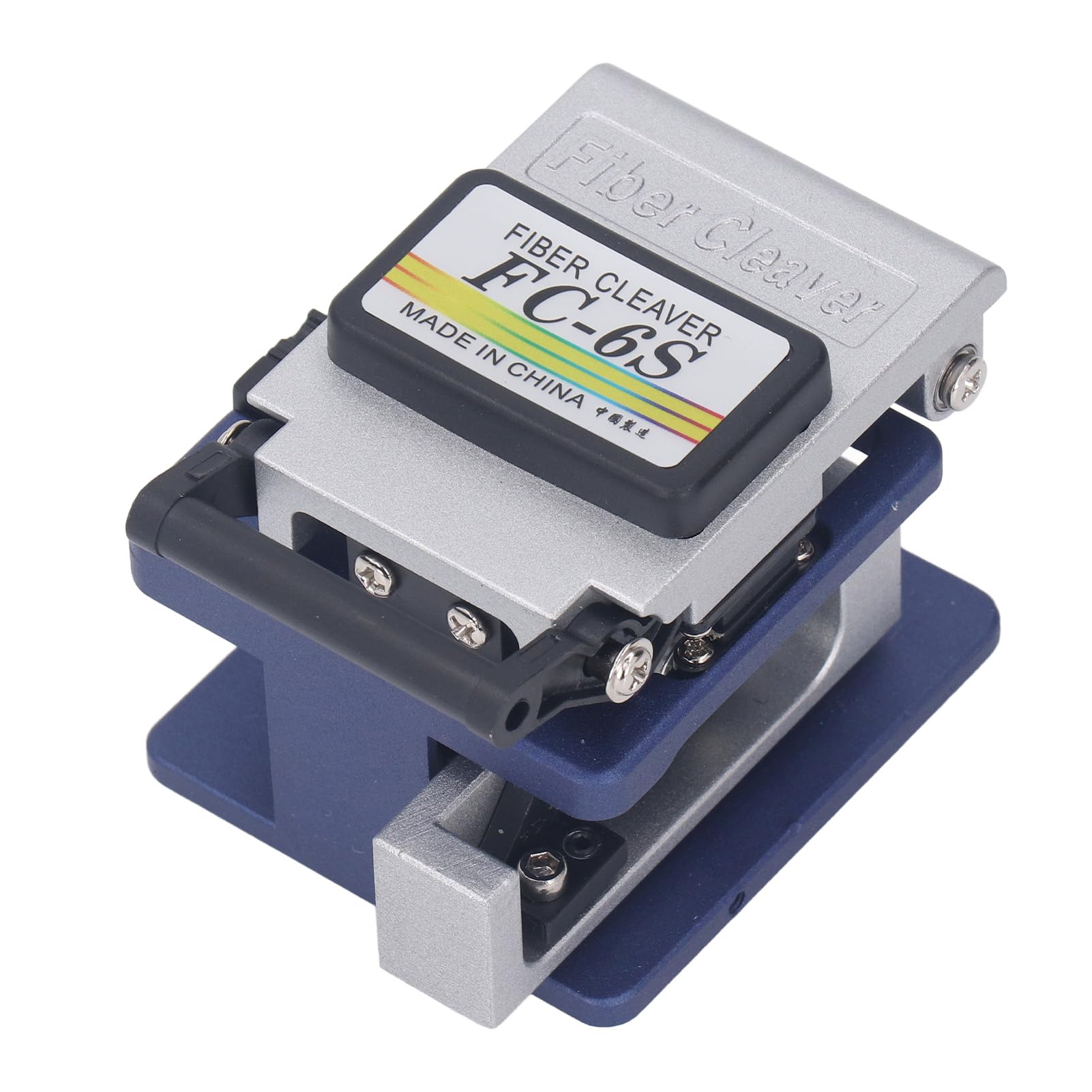 Yctze Fiber Cleaver, Key Cutting Machine 3 in 1 Stripping Cutter Tool Cleaves Auto Blade Return 12 Blade Fiber Optic Tools FTTH Cold Splicing Tool for 0.9mm 0.25mm 3.0mm, Yctzeg6rqegnv7z