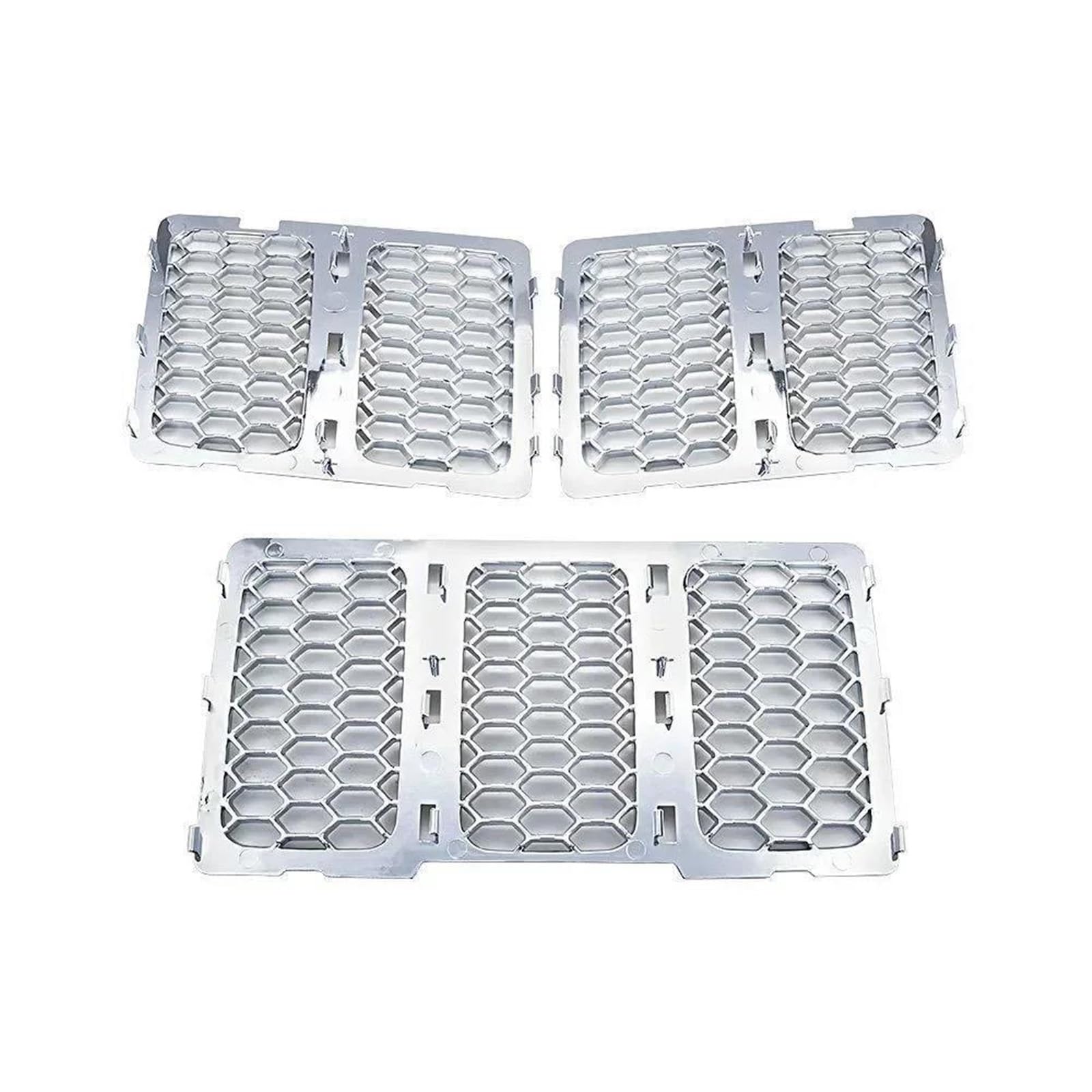 Rejilla delantera coche con inserto frontal de panal para Grand Cherokee 6