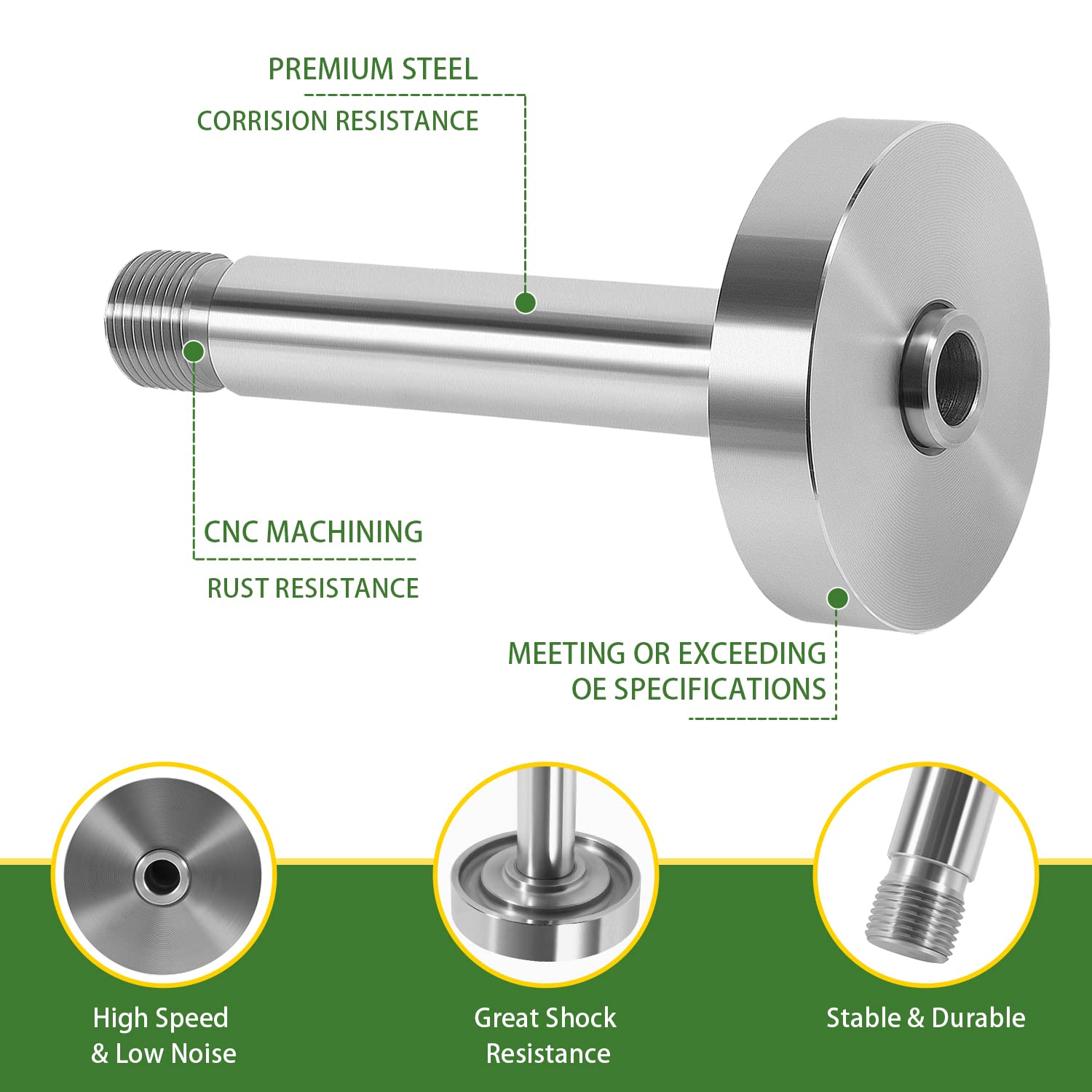 AM39914 Lawn Mower Blade Spindle Shaft Replaces for Spindle 48 120 140 300 GX70 R70 RX63 RX95 SRX75 SX85 SX95