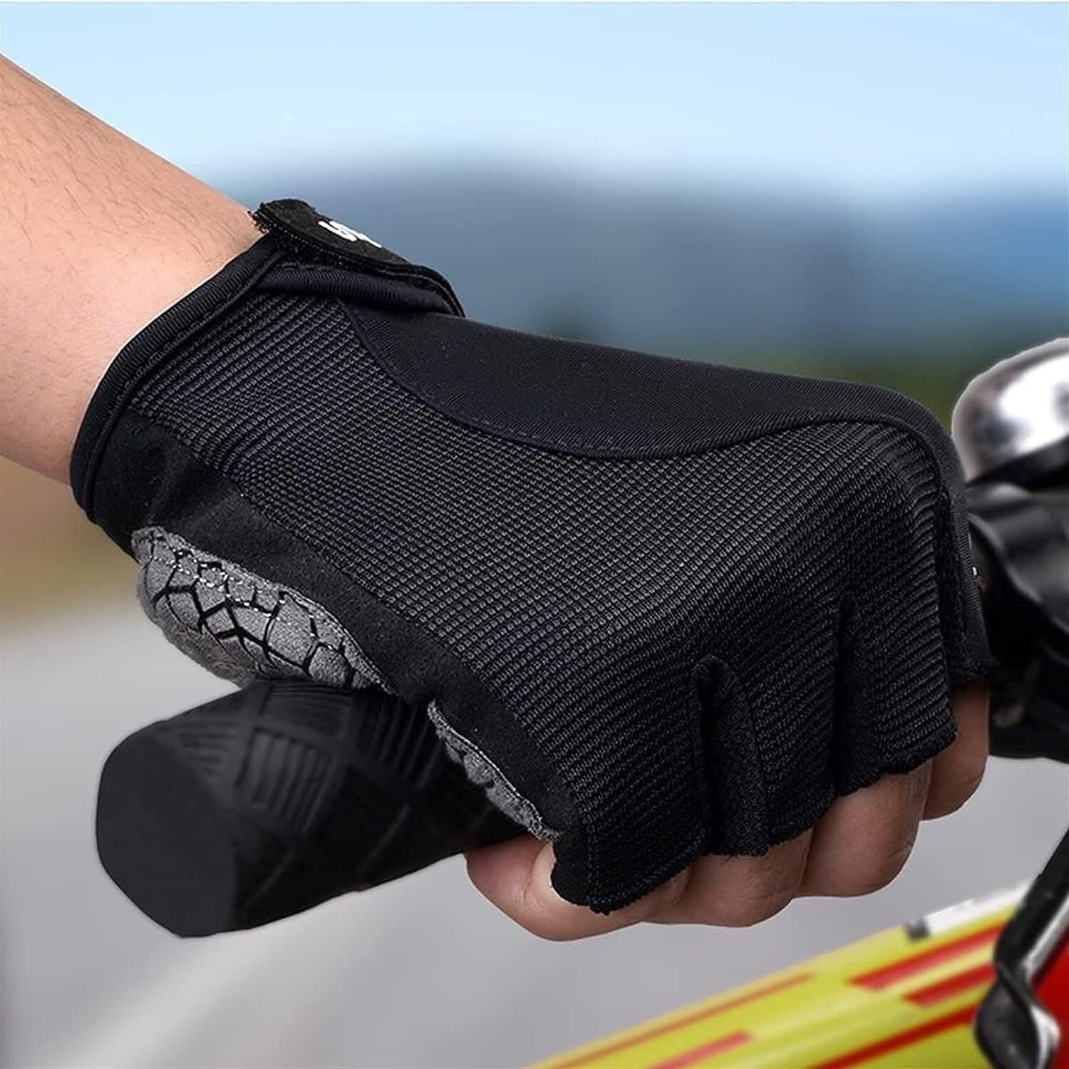 Guanti Moto Guanti Mezze Forniture Per Ciclismo Per Sollevamento Pesi Per Bici Da Strada Guanti sportivi
