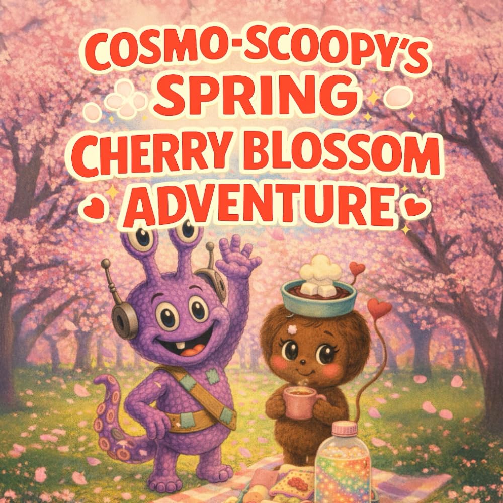 Cosmo-Scoopy’s Spring Cherry Blossom Adventure: A Sweet Hanami Picnic Story for Kids Ages 2–6 (cosmo-scoopy (english edition))