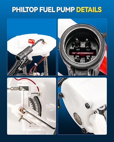 Miniatura 178 de PHILTOP Electric Fuel Pump Assembly Fits For Chevrolet S10 1985-1991, GMC S15 1985-1990, GMC Sonoma 1991, GMC Syclone 1991, SP06B1H