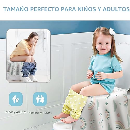 Miniatura 4 de Blissful Diary 20 fundas de asiento de inodoro desechables para niños pequeños y adultos, extra grandes, impermeables, paquete portátil para viajes