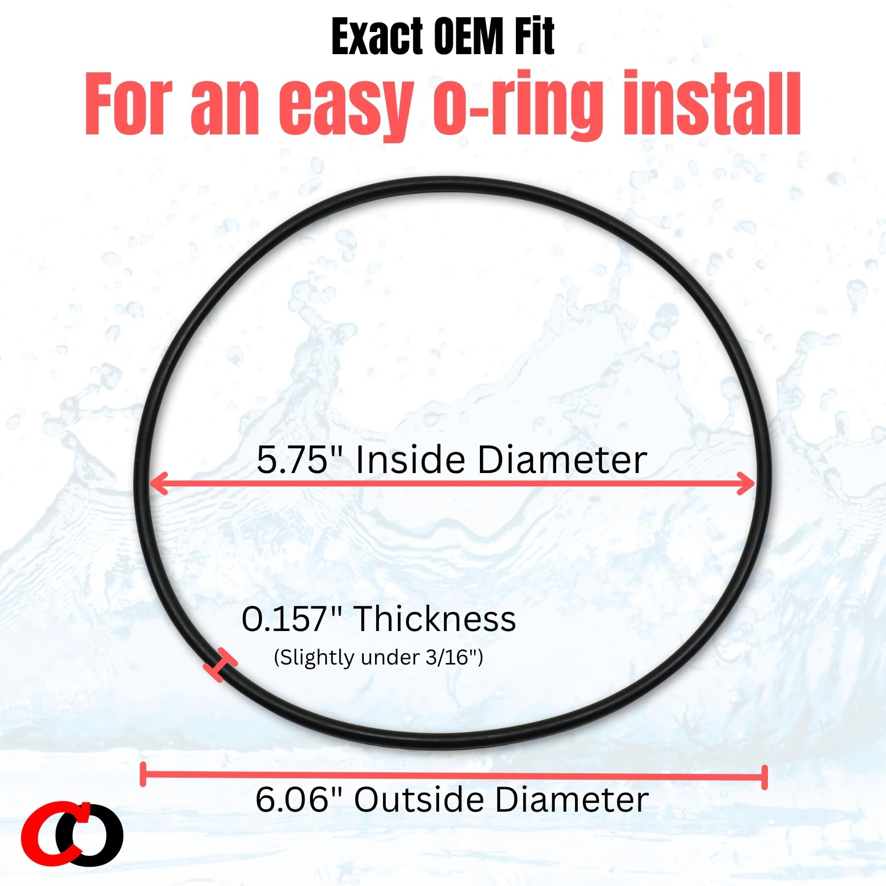 Captain O-Ring – Replacement 154493 Closure O-Rings for Pentair