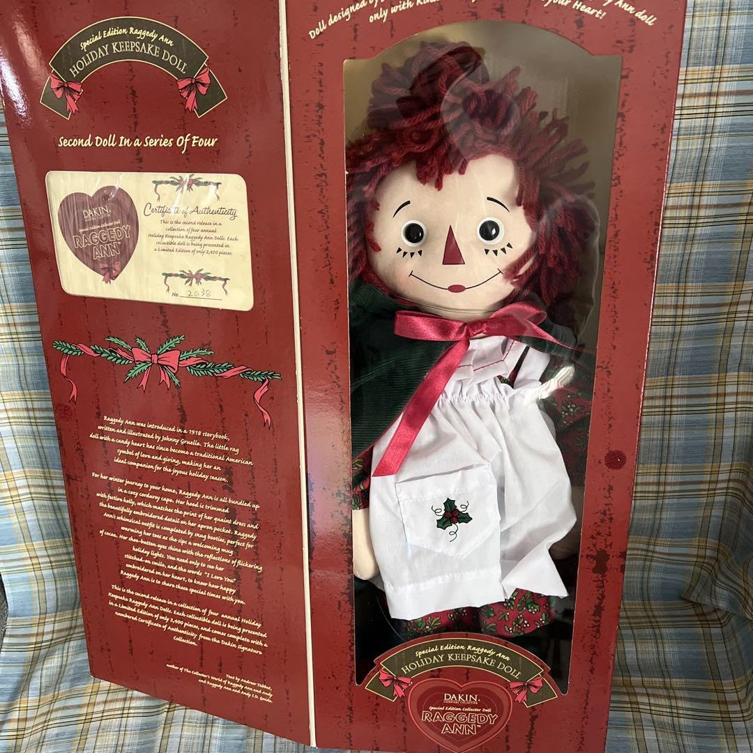 【新品】ラガディアン&アンディー　クリスマスドール 新品】ラガディアン&アンディー クリスマスドール 【公式通販】