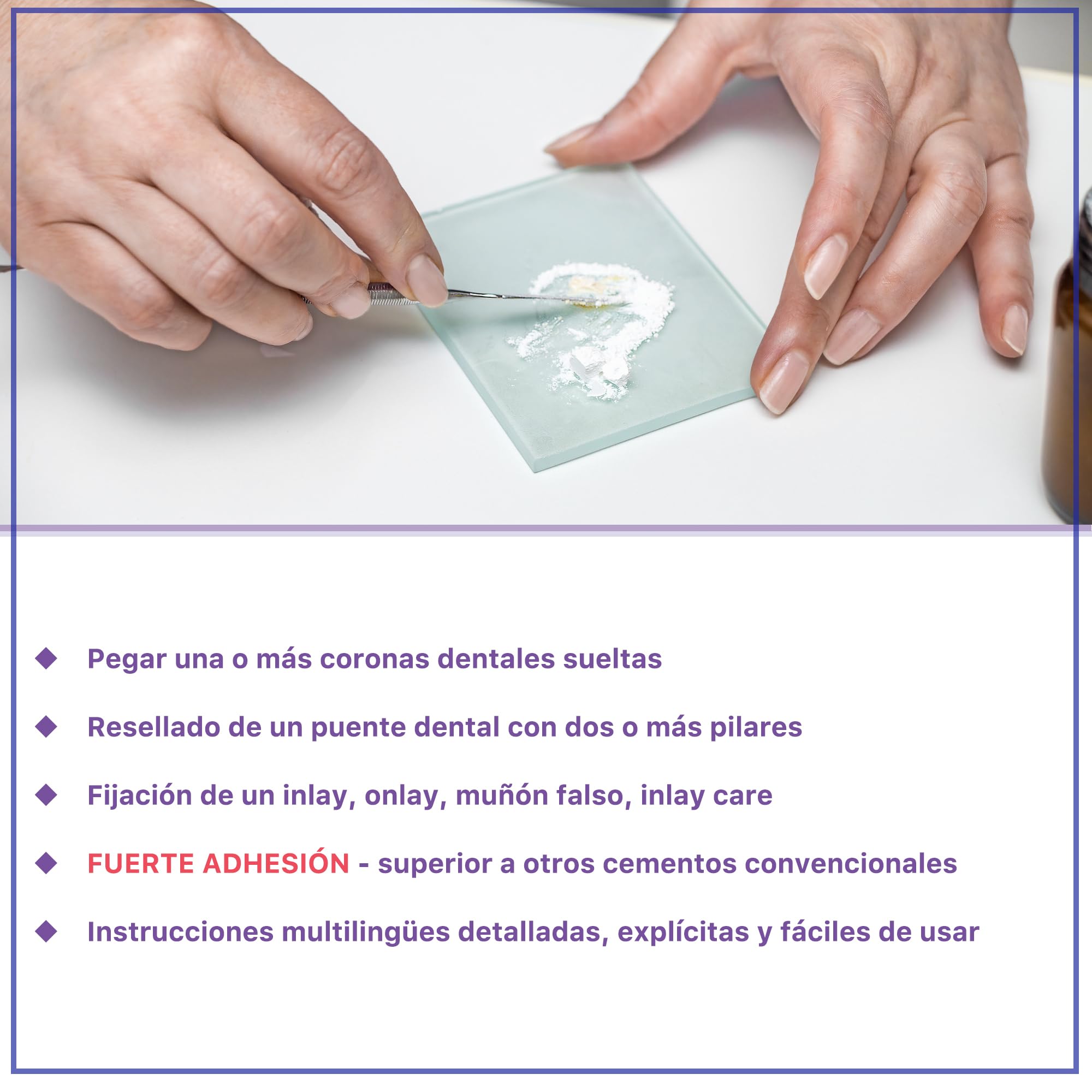 MEDIDENT RESCELLEMENT PLUS Adherencia reforzada para volver a sellar coronas y puentes