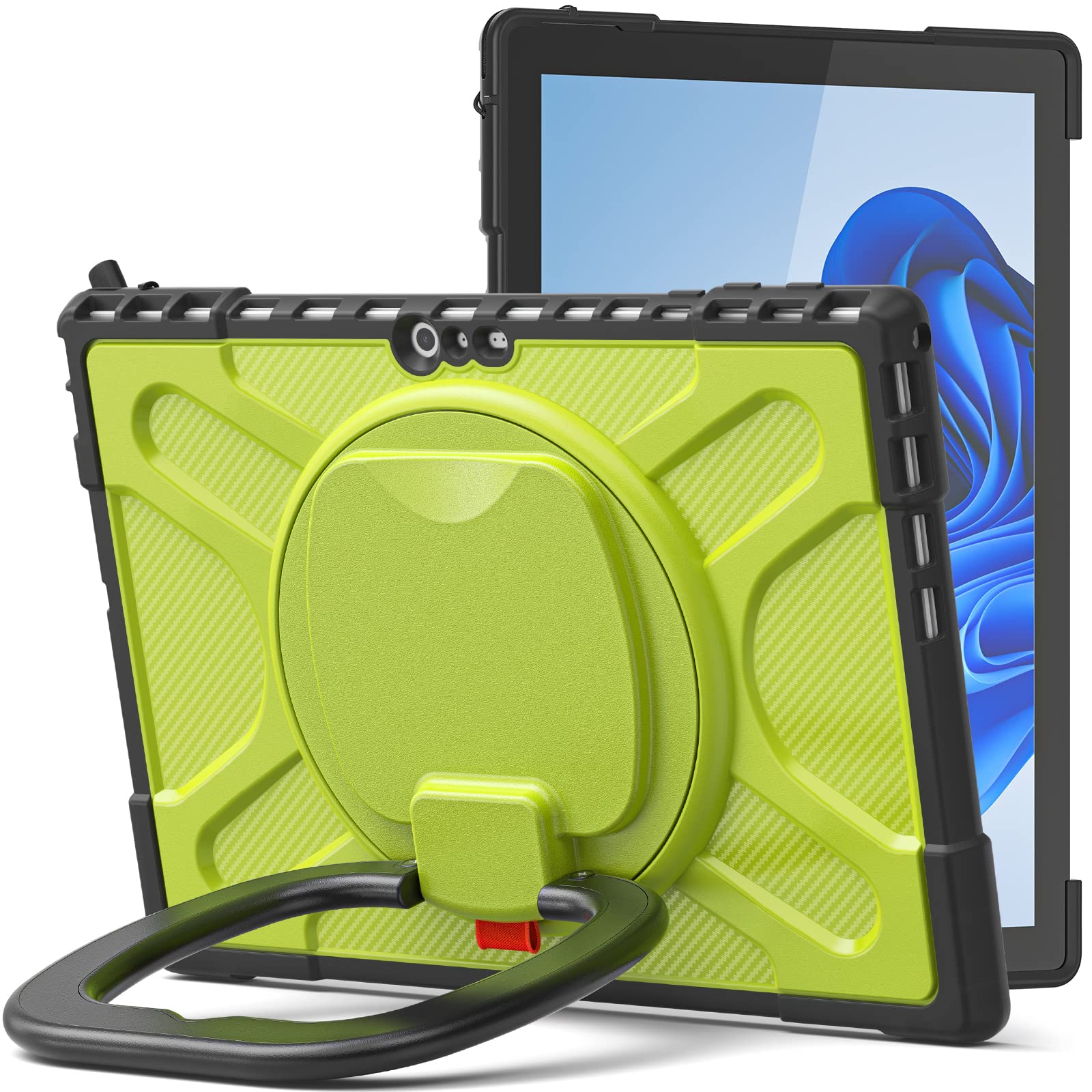 Amazon.co.jp: PboyiqiS for Surface Pro 7/6/5/4 ケース，180°回転ス