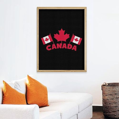 Miniatura 6 de Canada Day Flags Diamond Art Painting Kits Full Square Drill DIY Picture Art Crafts for Home Wall Decor