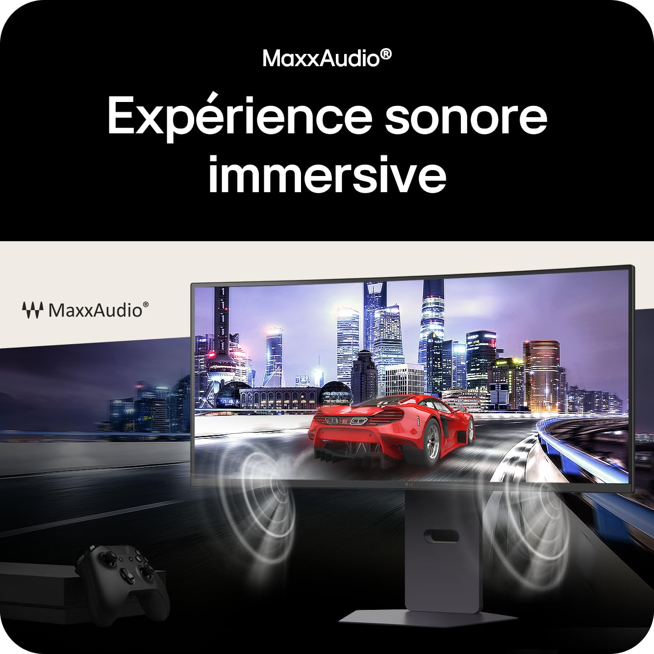 LG Ultragear™ 34G600A-B.AEU Ecran PC Gaming 34" - Dalle VA résolution WQHD (3440 x 1440), 5ms GtG 160Hz, HDR 10, sRGB 99% (CIE1931), FreeSync Premium