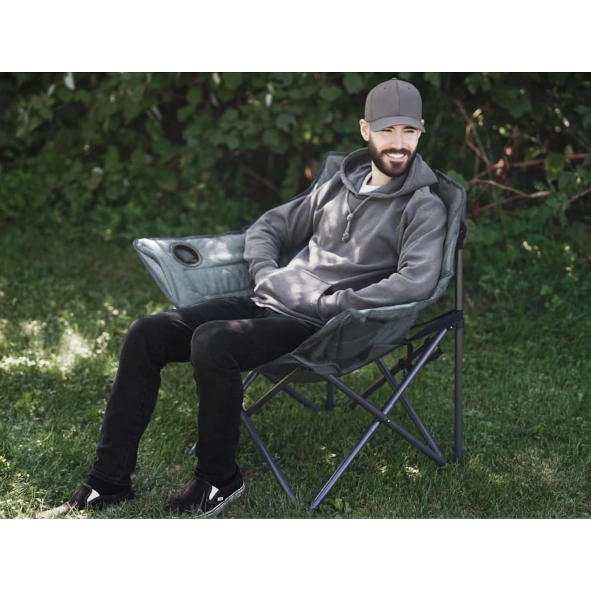 Guidesman Spring Rocking Chair Snapklik.com : Zenithen Limited Foldable Portable Guidesman Padded ...