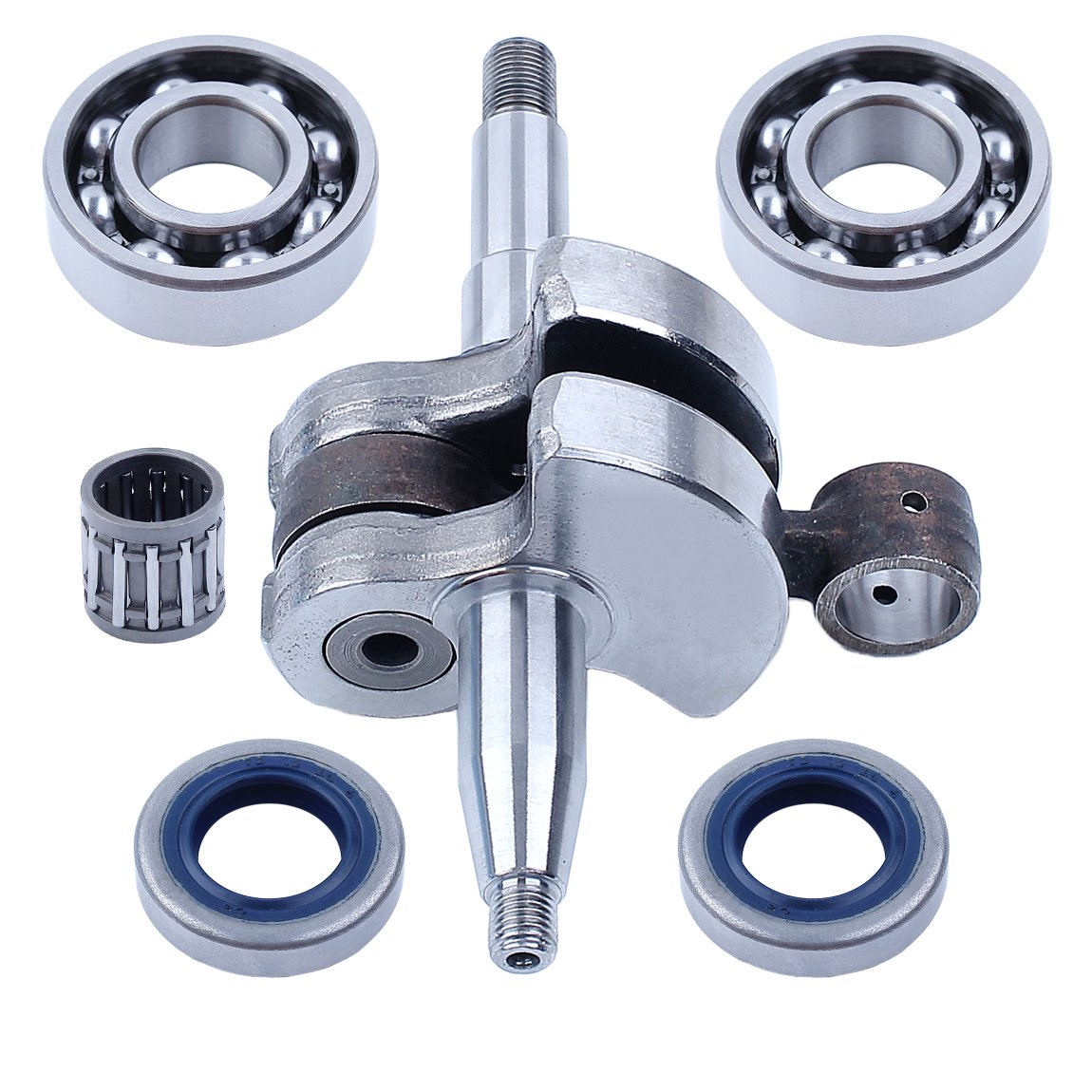 Kit del Motor del Sello de Aceite del cojinete de Bolas del Eje del cigüeñal para Husqvarna 268 61 66 266 272 272XP Piezas del Motor de la Motosierra