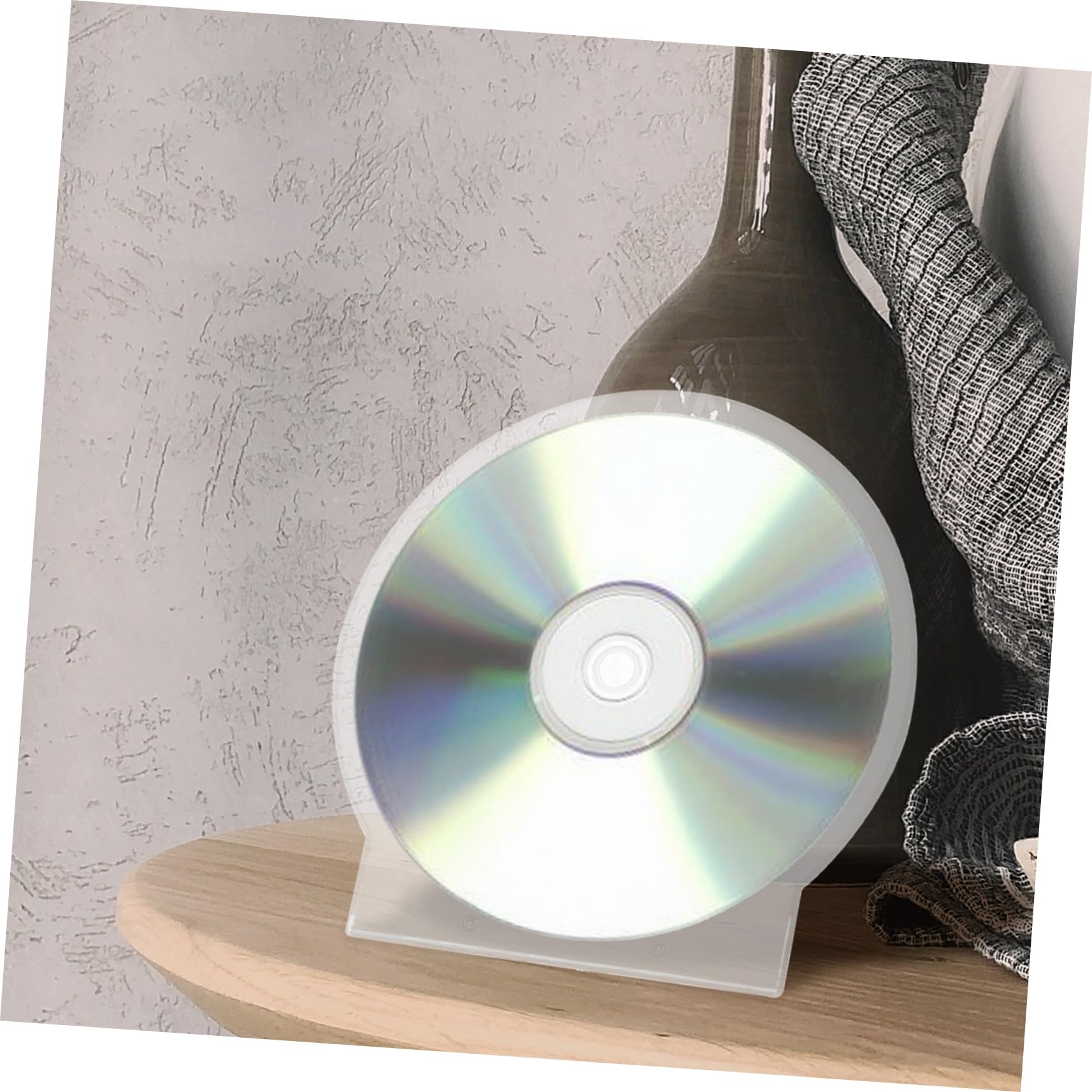 Alipis Custodia CD Rigid Plastica 50 Pezzi, Contenitore per Dischi Dvd e Cd, Porta Dischi Antigraffio Design Spesso per Organizzazione e Conservazione