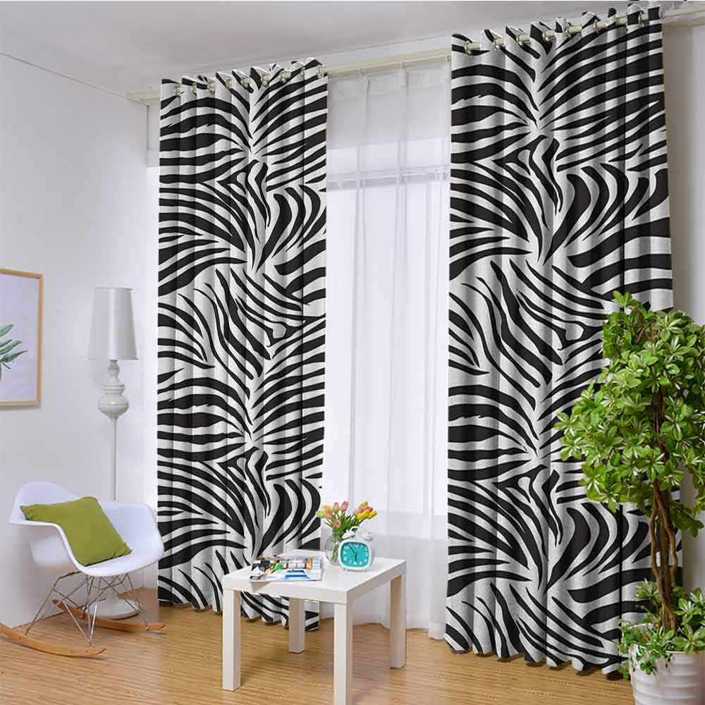Zebra Print Beaded Curtains Curtains & Drapes 2023