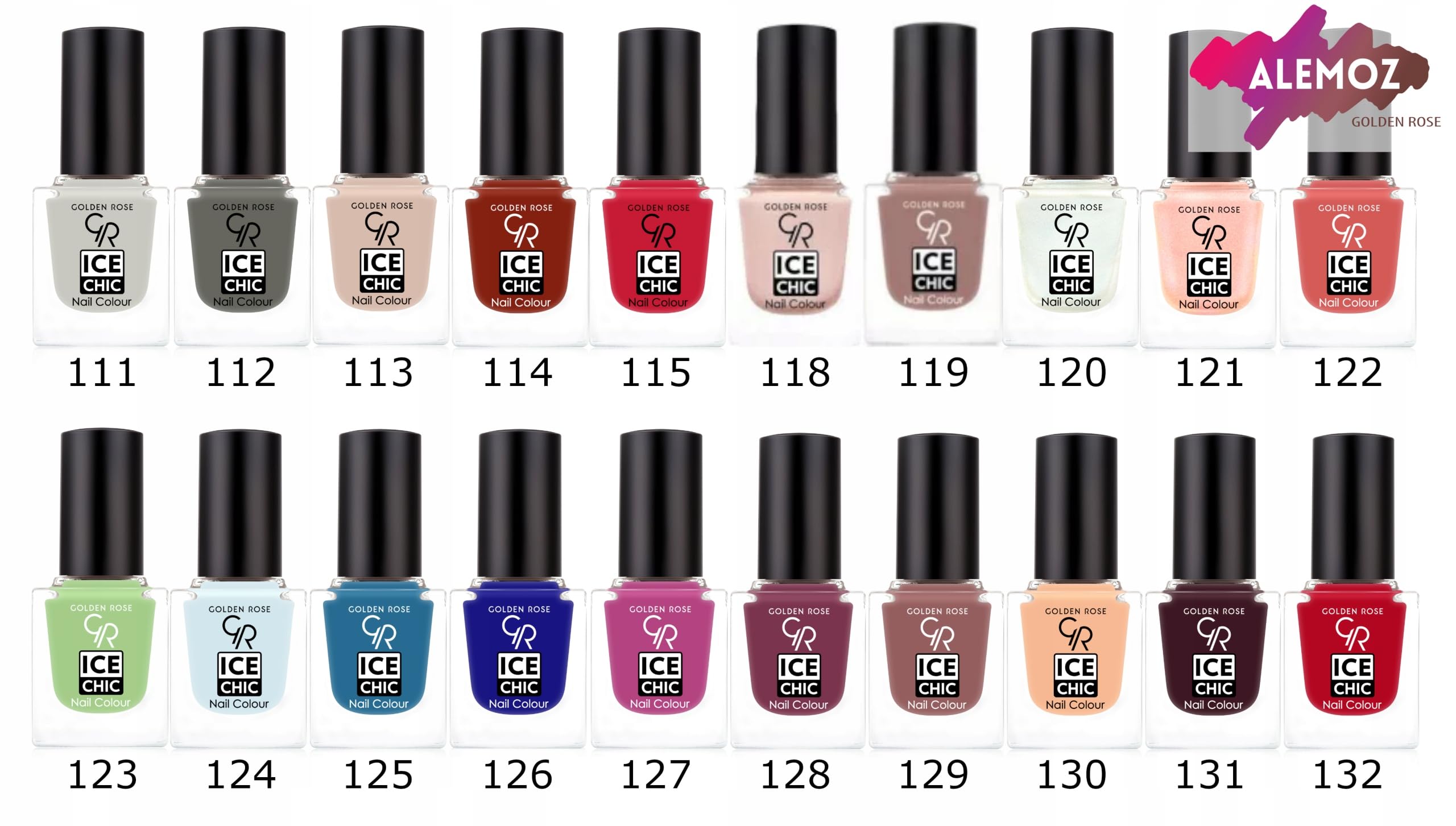 Golden Rose Ice Chic Nail Colour No:52