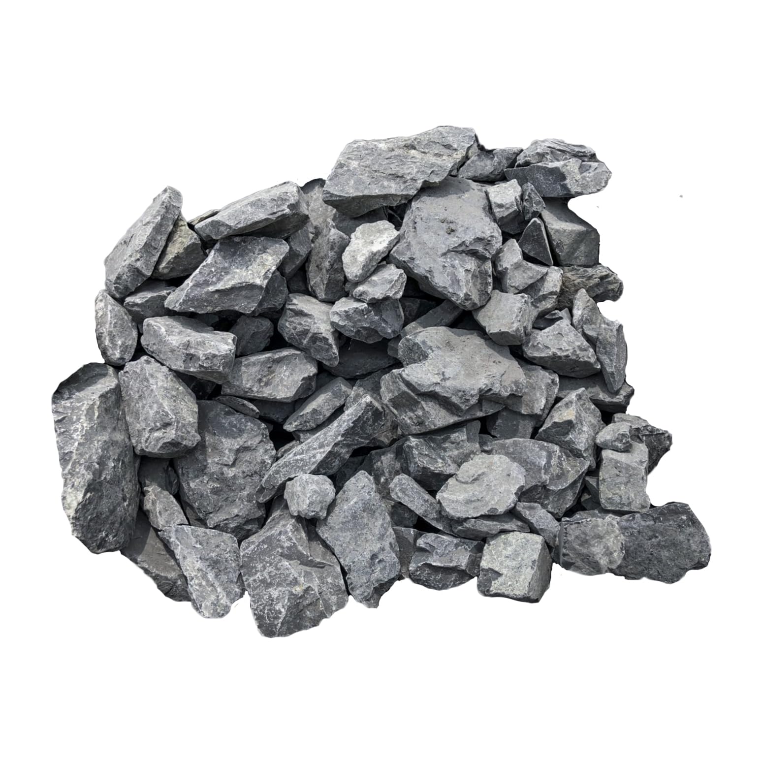 Amazon.co.jp: 庭石 割栗石 ロックガーデン 揖斐青黒割栗石（50～150mm