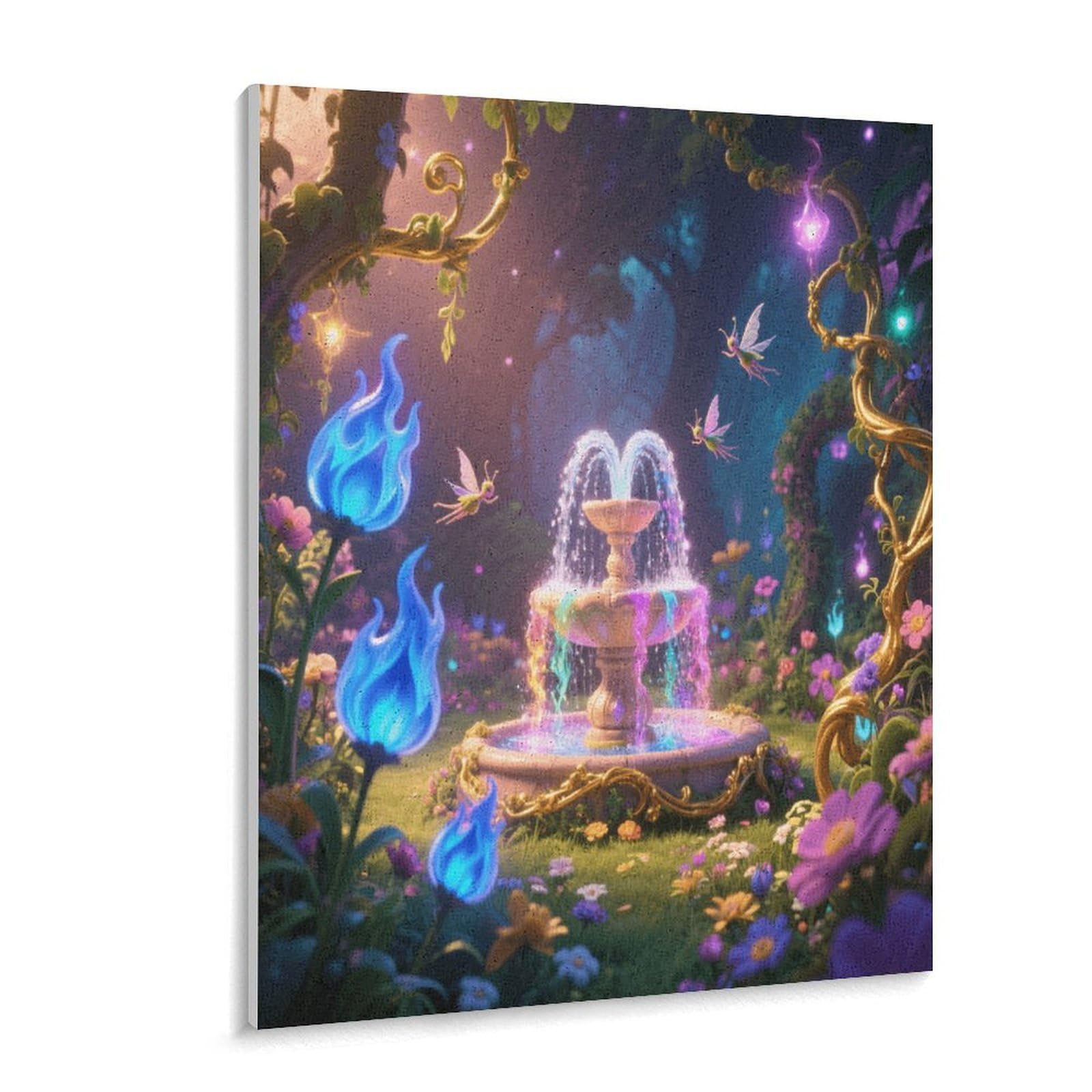 KOAYUBFC Magic Garden Malen nach Zahlen Kit für Erwachsene Anfänger Erwachsene Malen nach Zahlen Kits auf Leinwand DIY Acryl Ölfarben Malerei mit Pinseln für Geschenk Home Wall Decor