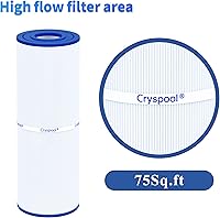 Vista 6 de Cryspool® 05007 Filter Compatible with C-5374, PLBS75, R173600, 303433, 107092, 817-0015, S2/G2 Spa 75 Square Foot, FC-2971, 75 Sq. Ft Spa Filter