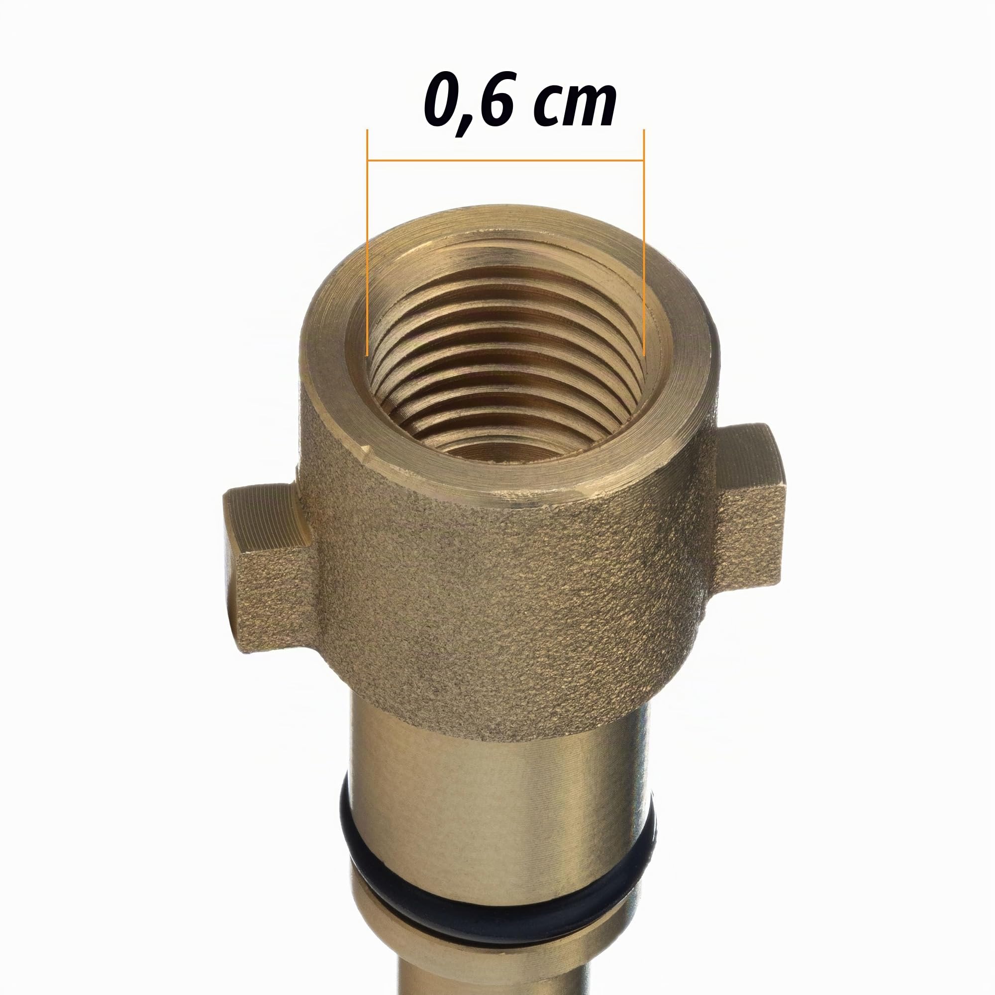 Manguera de limpieza de tuberías, 20 m, compatible con Nilfisk, Lavor, Stihl, 160 bar, 1 + 3 boquillas,