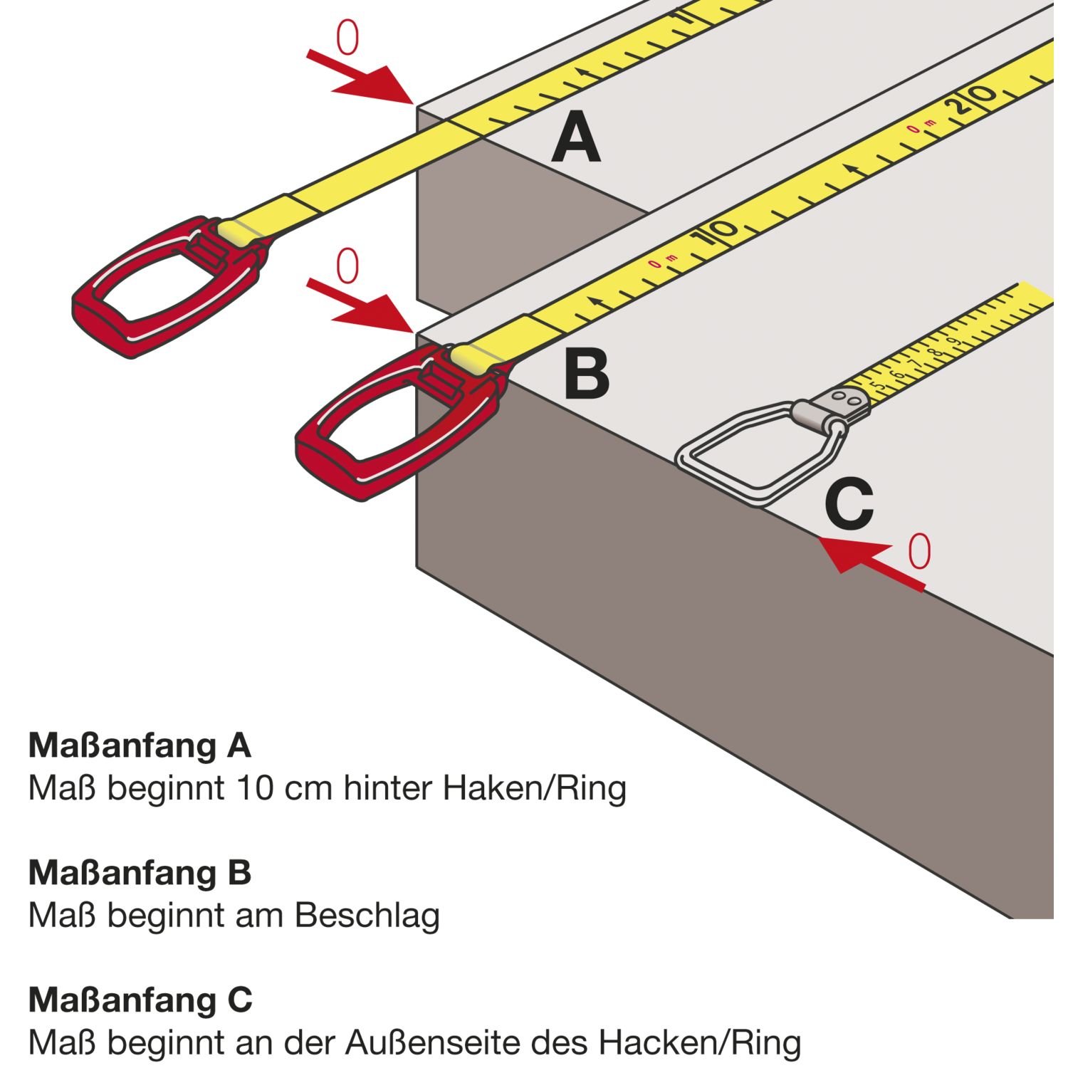 SOLA PROSPECTOR R - Maßband 50m / 13mm - Stahlband, weiss lackiert mit mm Skala - Genauigkeitsklasse II - Bandmaß mit Multifunktions-Endhaken - Metermaß Länge - 30m, 50m