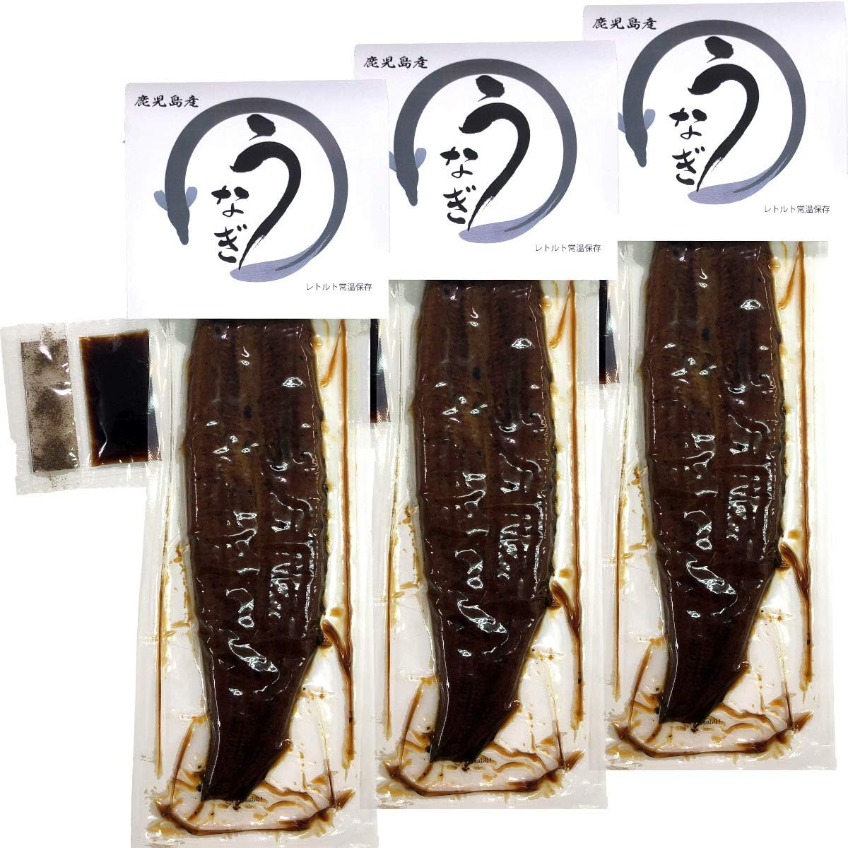 【国産】鹿児島県産 うなぎ蒲焼 135g×3個 常温保存可能 巣鴨のお茶屋さん 山年園