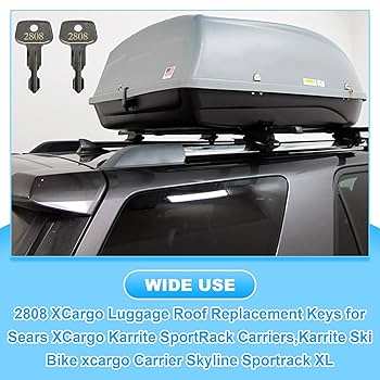 Urcari☆ 2808 X-Cargo Luggage Roof Replacement Keys,Replacement Keys