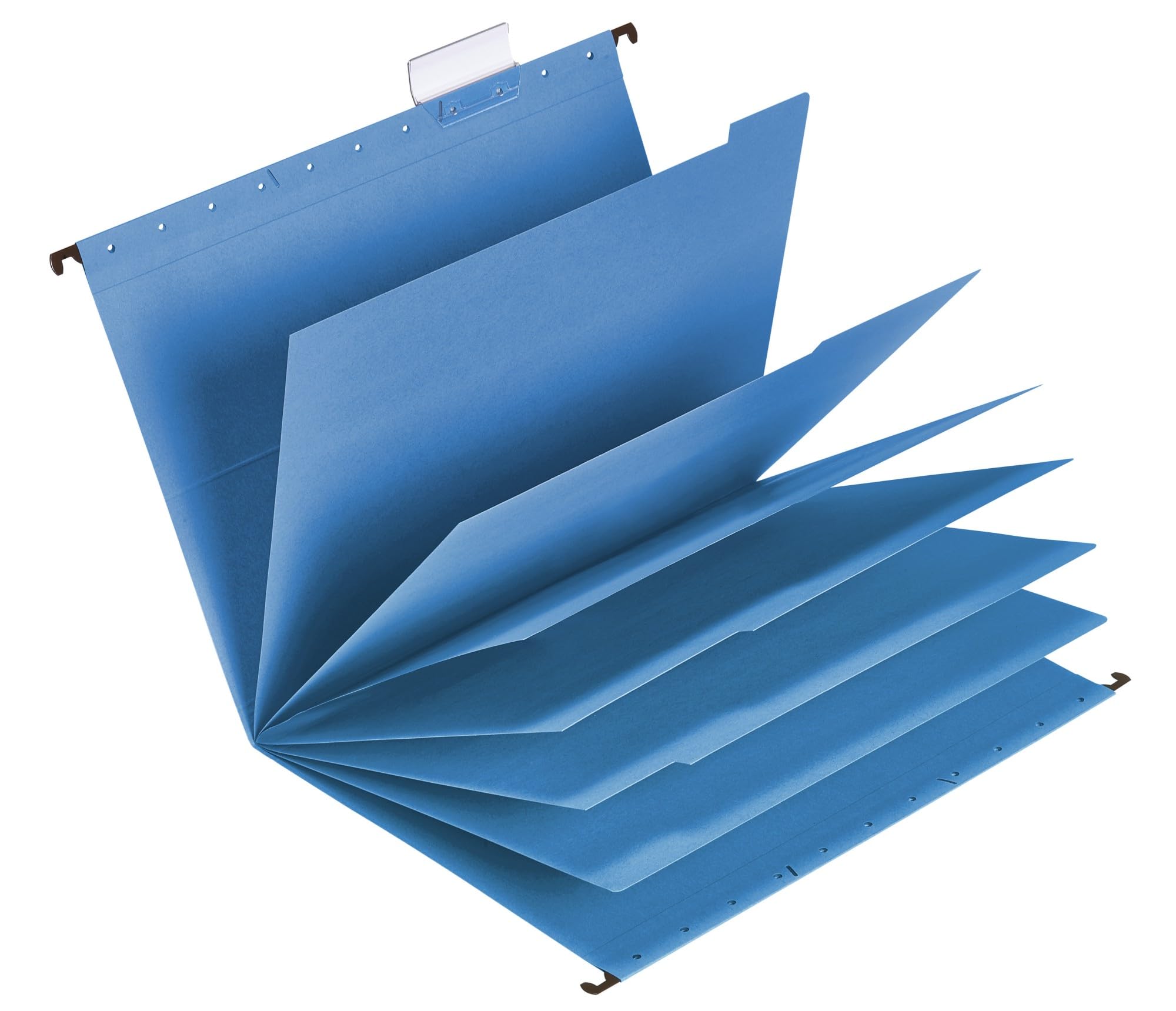 Original Falken 20er Pack Projektmappe und Personalmappe UniReg. Made in Germany. Aus Recycling-Karton für DIN A4 seitlich offen blau Blauer Engel Personalakte Personalhefter für die lose Blatt-Ablage