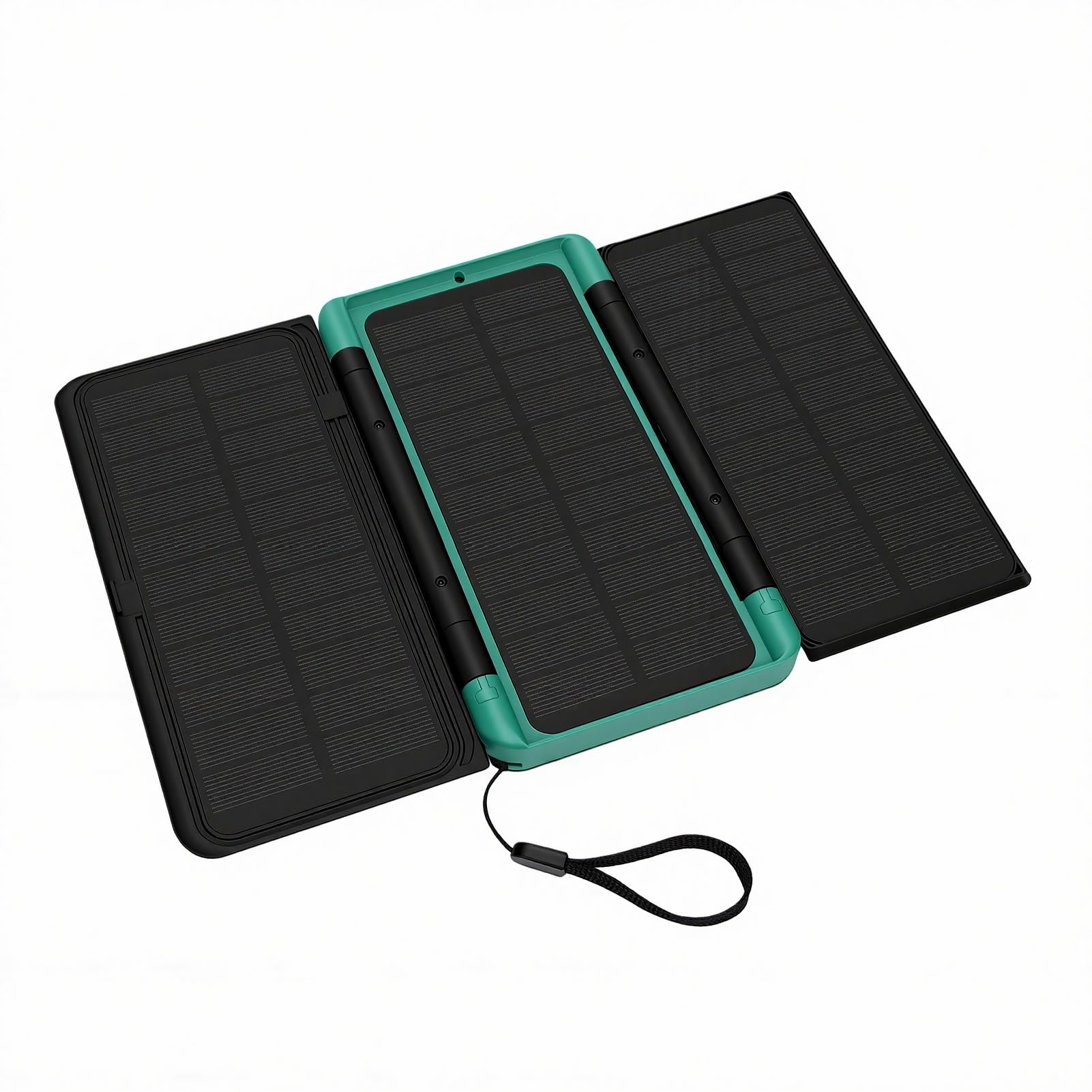 Hyuduo Power Bank Solare 10000mAh Compatto, Pannelli Solari Pieghevoli per