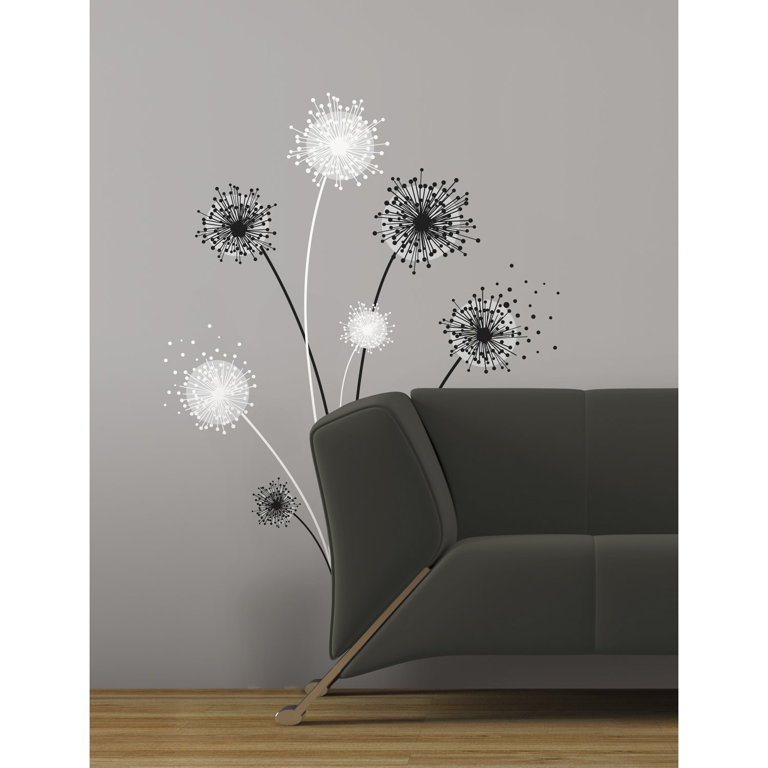 Roommates Graphic Dandelion Wall Stickers, Multi-Colour, RMK1775GM