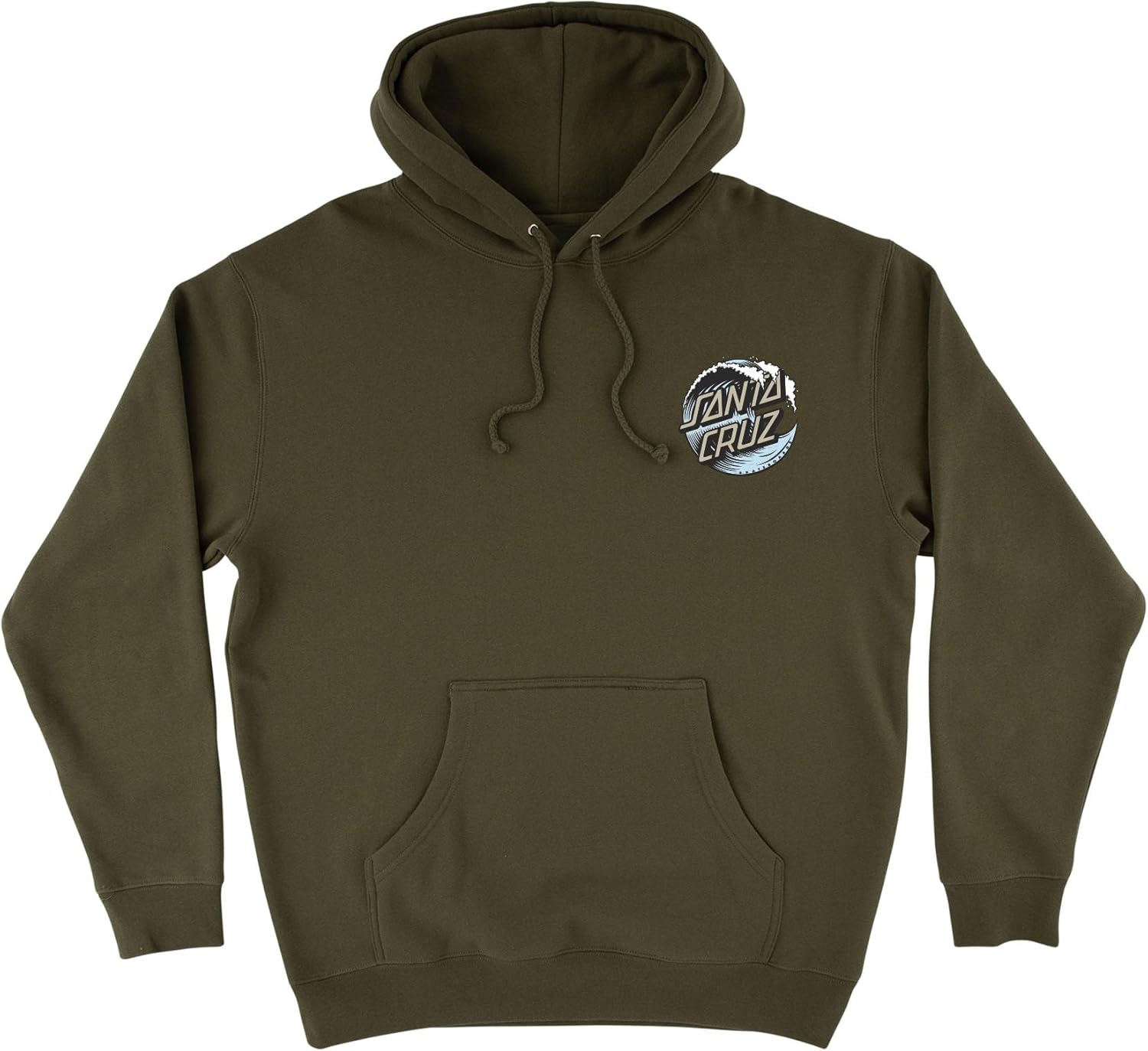 SANTA CRUZ Men's Pullover Hooded Sweatshirt Wave Dot Skate Sweatshirt