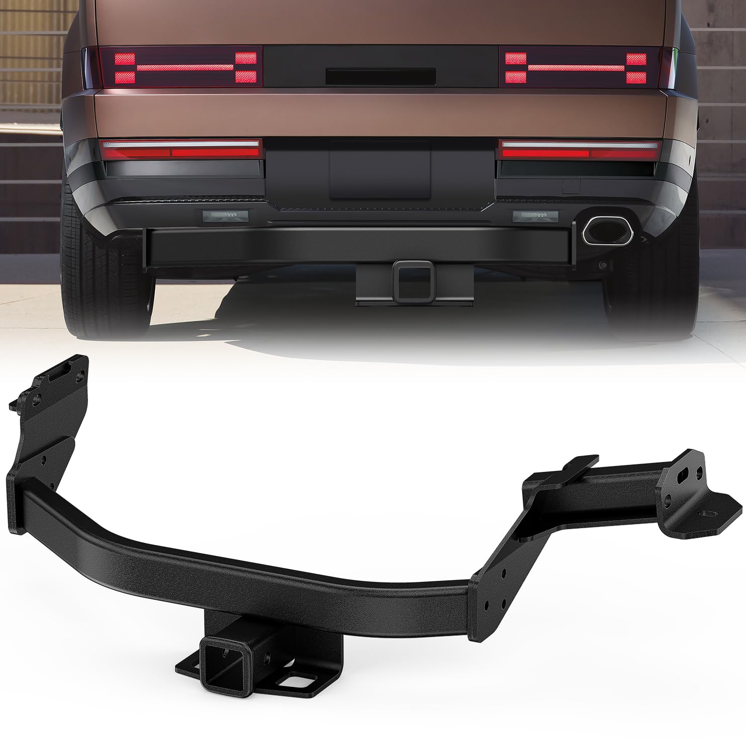 Nilight Class 3 Trailer Hitch 2 Inch Receiver Tow Hitch Compatible with 2021 2022 2023 2024 2025 2026 Hyundai Santa Fe 2021-2026 Kia Sorento Black