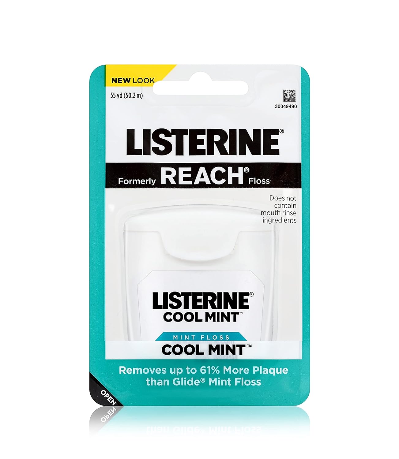 Listerine Cool Mint Interdental Floss Effective Plaque