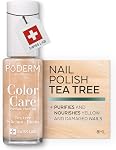 PODERM Nail Polish – Enriched with Tea Tree & Biotin – Improves Nail Appearance – Vegan Formula – For Hands & Feet – Swiss Lab (Rosewood)