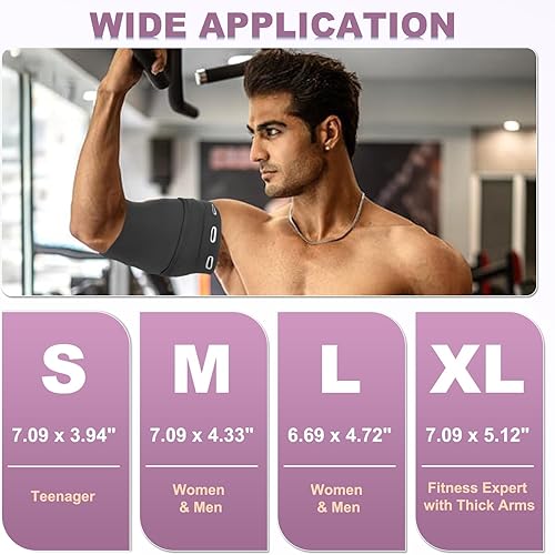 Miniatura 5 de PATIKIL Funda universal para brazalete para correr de 6.69 x 3.94 pulgadas, con bolsillo con cremallera para auriculares llaves, tarjetas de