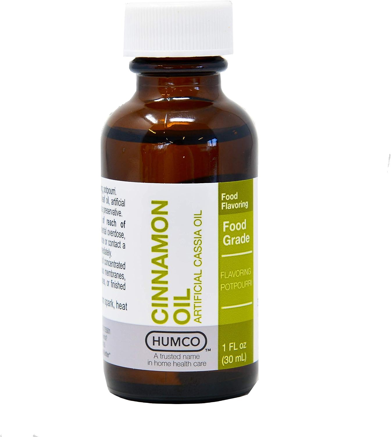 HUMCO Oil, 1oz. Food Grade. Commonly Used in Food Flavoring. Artificial Cassia Oil - 3 Pack