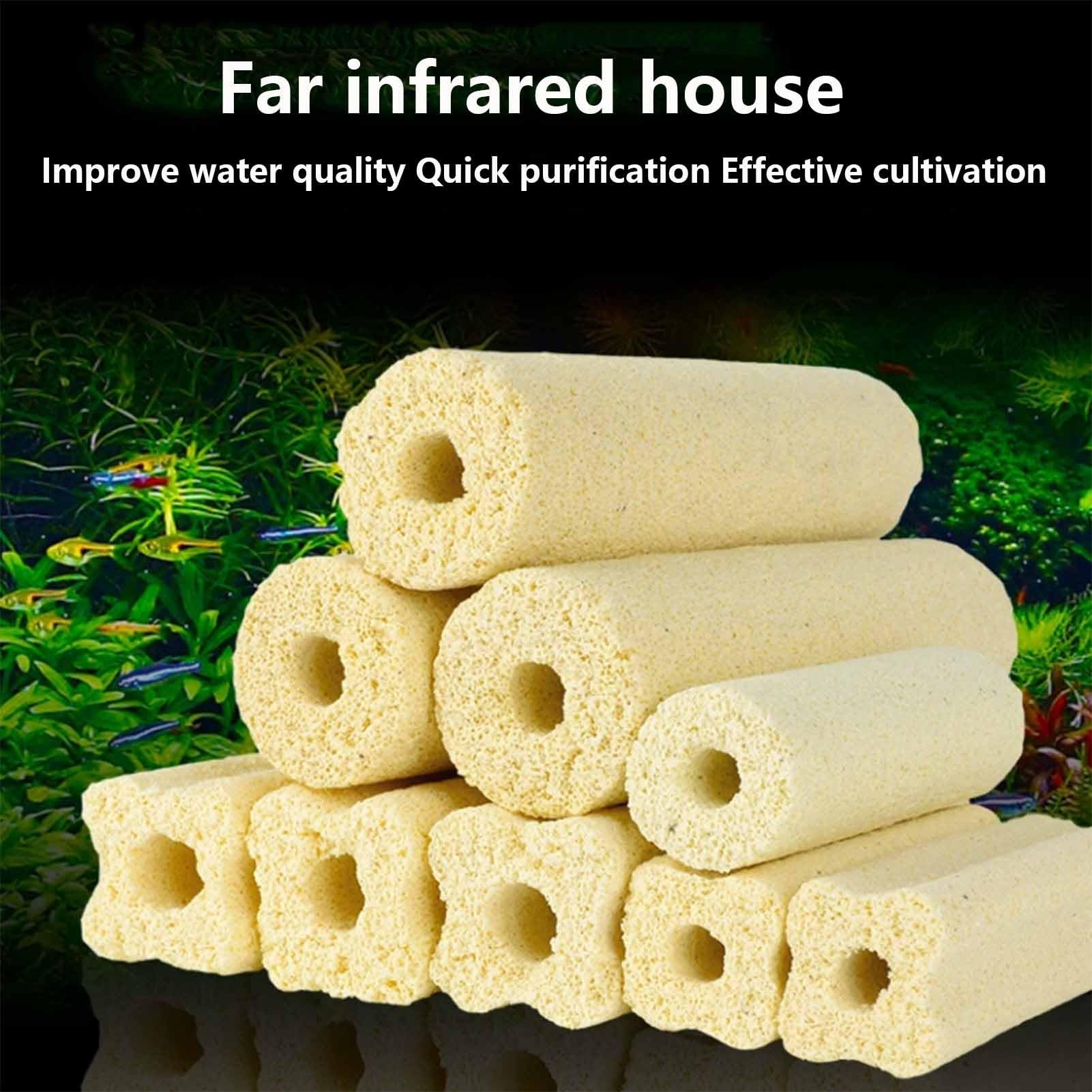 100 sztuk filtrów do akwarium 3,9", filtr ceramiczny do akwariów, do filtrów stawowych, akcesoria akwariowe